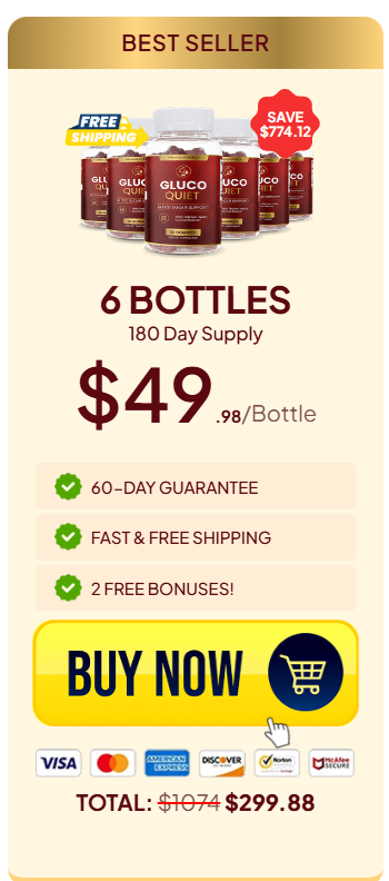 Buy Gluco Quiet 6 Bottle